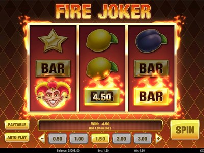 Fire Joker — автомат в зале казино